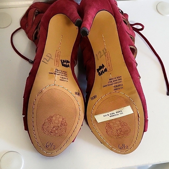 Vince Camuto leather strappy bootie - Picture 8 of 8